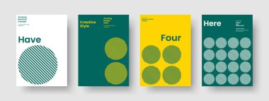 Modern İş Sunumu Tasarımı. Yaratıcı Kitap Kapağı Şablonu. İzole edilmiş arka plan düzeni. Rapor verin. Broşür. Poster. Pankart. El ilanı. Marka Kimliği. Broşür. Reklamcılık. Günlük. Not Defteri