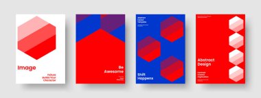 Yaratıcı Sancak Düzeni. Geometrik Flyer Şablonu. İzole Arkaplan Tasarımı. İş sunumu. Kitap kapağı. Poster. Broşür. Rapor verin. Portföy. Dergi. Katalog. Haber bülteni. Not Defteri