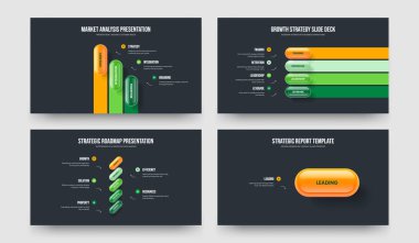 Pazarlama Fırlatma 3451 Element Diyagramı Slayt Şablonu Paketi. Hizmet Performansı Üç Dört Beş Adım Bilgi Kaydırma Tasarım Vektör Resimleri Koleksiyonu.