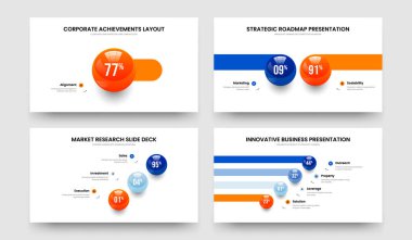 Basit Analiz 1234 Seçenek Bilgi Çerçeve Tasarımı Koleksiyonu. Zarif Fırlatma Bir İki Üç Dört Adım Diyagram Slayt Gösterisi Vektör Çizimi.