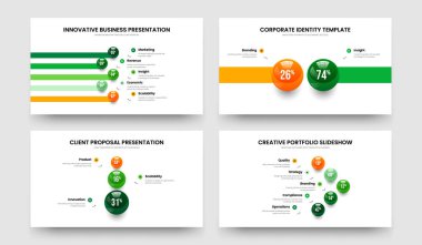 Dijital Plan Beş İki Üç Seçenek Sunum Şablonu Vektör Çizim Koleksiyonu. Ürün Kampanyası 523 Adım Bilgi Kaydırma Yerleşimi Ayarları.