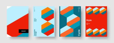 Geometrik Kitap Kapağı Tasarımı. İzole edilmiş arka plan düzeni. Modern Flyer Şablonu. Poster. Rapor verin. İş sunumu. Pankart. Broşür. El ilanı. Haber bülteni. Not defteri. Dergi. Reklamcılık