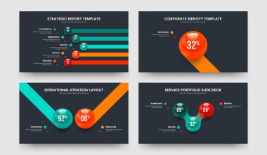 Proje İçgörü 513Element Grafik Slayt Şablonu Paketi. Reklam Çözümü Beş Bir İki Üç Seçenek Grafik Kaydırma Planı Vektör Çizimi Çizim Koleksiyonu.