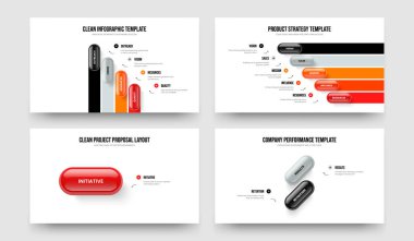 Reklam Büyümesi Dört Beş Bir İki Element Bilgi Tanıtım Şablonu Vektör İllüzyon Kümesi. Yaratıcı Giriş 4512 Adım Diyagram Slayt Gösterisi Tasarım Paketi.