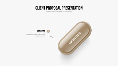 Dijital Analiz Bir Element Bilgi Slayt Gösterisi Şablonu. Atılgan 'ın Çerçeve Tasarım Vektörü İllüstrasyonu. Hizmet Kampanyası 1 Adım Diyagram Kaydırma Düzeni.