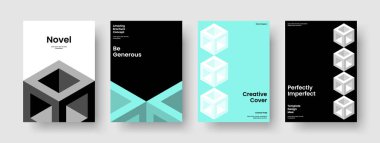 Yaratıcı Sancak Şablonu. Modern Poster Düzeni. Geometrik Flyer Tasarımı. Broşür. Kitap kapağı. İş sunumu. Rapor verin. Geçmişi. Marka Kimliği. Katalog. Broşür. Dergi. El ilanı