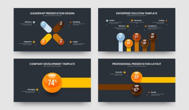Dijital Büyüme Dört Beş Bir İki Element Çerçeve Tasarım Vektör İllüstrasyon Koleksiyonu. Ürün Planı 4512 Seçenek Grafik Sunum Şablonu.