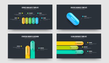 Görselleştirme 5123 Element Bilgi Kaydırma Yerleşimi Reklamı. Proje Portföyü Beş Bir İki Üç Adım Diyagram Sunum Tasarım Vektörü Çizim Paketi.