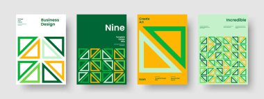 Geometrik Arkaplan Tasarımı. Modern Flyer Şablonu. Yaratıcı İş Sunumu Modeli. Kitap kapağı. Poster. Rapor verin. Pankart. Broşür. Broşür. Dergi. Not defteri. Haber bülteni. Portföy. Broşür