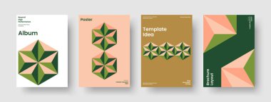 Yaratıcı Rapor Düzeni. Geometrik Arkaplan Şablonu. Soyut Broşür Tasarımı. İş sunumu. Poster. El ilanı. Kitap kapağı. Pankart. Not defteri. Reklamcılık. Portföy. Dergi. Broşür