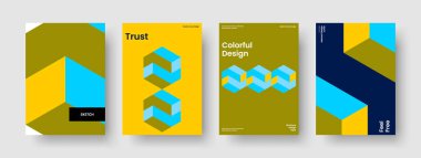 Yaratıcı Kitap Kapağı Düzeni. İzole Broşür Şablonu. Modern İş Sunumu Tasarımı. El ilanı. Pankart. Geçmişi. Rapor verin. Poster. Not defteri. Dergi. Marka Kimliği. Reklamcılık. Katalog