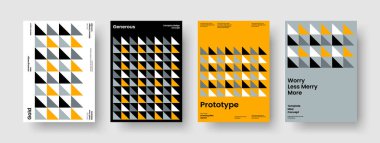 Yaratıcı Poster Tasarımı. Modern İş Sunumu Mizanpajı. İzole Broşür Şablonu. Pankart. Kitap kapağı. El ilanı. Geçmişi. Rapor verin. Reklamcılık. Marka Kimliği. Not defteri. Portföy. Broşür