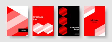 Soyut İş Sunumu Tasarımı. Yaratıcı Flyer Şablonu. İzole edilmiş arka plan düzeni. Poster. Rapor verin. Kitap kapağı. Broşür. Pankart. Dergi. Günlük. Portföy. Not defteri. El ilanı