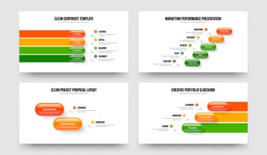 Enterprise Insight 4-5-2-3 Basamaklı Diyagram Çizim Düzenleme Vektör Çizimi. Profesyonel İnceleme 4523 Seçenek Slayt Gösterisi Şablonu Koleksiyonu.