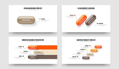 Görsel Fırlatma 123 Element Diyagramı Sunum Düzeni Koleksiyonu. Profesyonel İcat Bir İki Üç Dört Seçenek Bilgi Kaydırağı Tasarım Vektörü İllüstrasyon Seti.