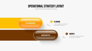 Yaratıcı Planlama İki Seçenek Diyagram Kaydırma Şablonu. Atılgan Insight 2 Adım Infographic Slayt Gösterisi Tasarımı. Dijital Giriş Çerçeve Düzeni Vektör İllüstrasyonu.