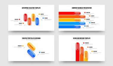 Ürün Görselleştirme 4523 Seçenek Diyagram Kaydırma Düzeni Koleksiyonu. Profesyonel Kampanya Dört Beş İki Üç Adım Bilgi Sunumu Tasarım Vektörü İllüstrasyonu.