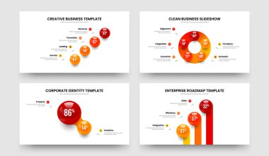 Minimalist Portföy 4523 Adım Kaydırma Çizelgesi Yerleşimi. Danışmanlık Performansı 4-5-2-3 Element Infographic Frame Design Vector Illustration Collection.
