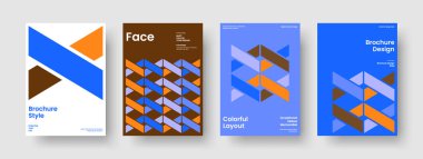 Yaratıcı Poster Tasarımı. Modern Kitap Kapağı Şablonu. Geometrik Flyer düzeni. Broşür. Pankart. Rapor verin. Geçmişi. İş sunumu. Dergi. Not defteri. Portföy. Broşür. Marka Kimliği