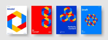 Geometrik Kitap Kapağı Düzeni. Soyut Rapor Şablonu. Yaratıcı Sancak Tasarımı. Poster. El ilanı. Broşür. İş sunumu. Geçmişi. Marka Kimliği. Broşür. Katalog. Portföy. Haber bülteni