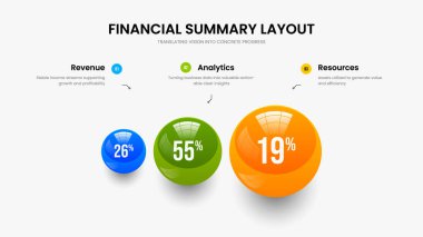 Bilim Planı Üç Seçenek Grafik Sunumu Tasarımı. Görsel Fırlatma Kaydırma Şablonu Vektör İllüstrasyonu. Reklam Performansı 3. Adım Diyagram Slayt Gösterisi Düzeni.