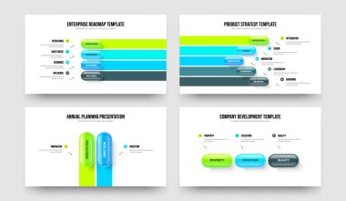 Ürün Geliştirme 4-5-2-3 Basamaklı Slayt Tasarım Vektör Çizimi. Şirket Gözden Geçirmesi 4523 Element Diyagramı Slayt Gösterisi Düzenleme Koleksiyonu.