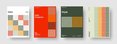 Geometrik Broşür Şablonu. Yaratıcı Flyer Düzeni. Soyut Rapor Tasarımı. Kitap kapağı. Pankart. Geçmişi. Poster. İş sunumu. Marka Kimliği. Dergi. Haber bülteni. Katalog. Reklamcılık