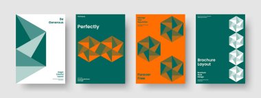 Geometrik İş Sunum Düzeni. Yaratıcı Rapor Tasarımı. Soyut Kitap Kapağı Şablonu. Broşür. Pankart. Geçmişi. Poster. El ilanı. Dergi. Katalog. Haber bülteni. Broşür. Marka Kimliği