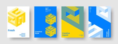 Geometrik Broşür Düzeni. Yaratıcı İş Sunumu Tasarımı. Modern Flyer Şablonu. Rapor verin. Geçmişi. Kitap kapağı. Pankart. Poster. El ilanı. Haber bülteni. Marka Kimliği. Reklamcılık. Not Defteri