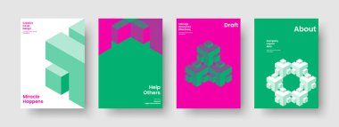 Yaratıcı Rapor Şablonu. Modern İş Sunumu Tasarımı. Soyut Poster Düzeni. Kitap kapağı. Geçmişi. Pankart. Broşür. El ilanı. Portföy. Marka Kimliği. Katalog. Haber bülteni. Not Defteri