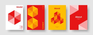 Geometrik Broşür Tasarımı. Soyut Kitap Kapağı Şablonu. Yaratıcı Rapor Düzeni. İş sunumu. El ilanı. Poster. Geçmişi. Pankart. Reklamcılık. Haber bülteni. Marka Kimliği. Portföy