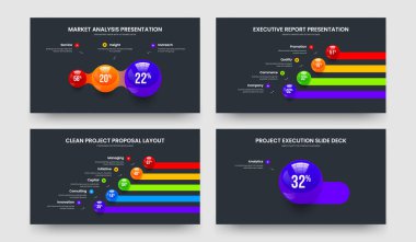 Eğitimsel Gözden Geçirme Üç Dört Beş Bir Adım Grafik Kaydırma Tasarım Vektörü Çizim Paketi. Temiz Analiz 3451 Seçenek Slayt Gösterisi Şablonu Ayarları.