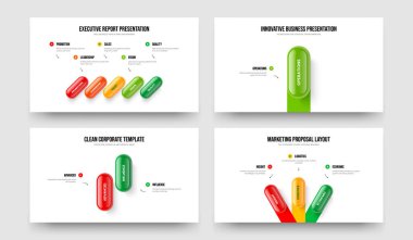 Profesyonel Geliştirme 5123 Adım Diyagram Sunum Şablonu Paketi. Kurumsal Giriş Beş Bir İki Üç Seçenek Bilgi Kaydırağı Tasarım Vektör İllüstrasyon Koleksiyonu.