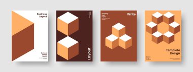 Yaratıcı Broşür Düzeni. Geometrik Flyer Tasarımı. Soyut Arkaplan Şablonu. Kitap kapağı. İş sunumu. Pankart. Poster. Rapor verin. Portföy. El ilanı. Dergi. Katalog. Marka Kimliği