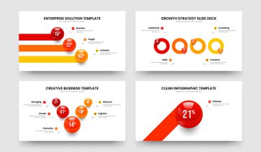 Görsel Gösteri Üç Dört Beş Bir Adım Çizelgesi Sunum Tasarımı Vektör İllüzyonu Seti. Dijital İçgörü 3451 Seçenek Diyagramı Slayt Şablonu Paketi.