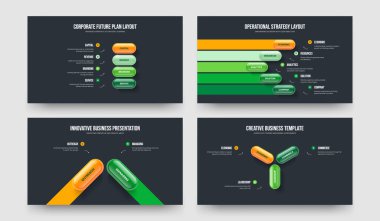 Pazarlama Performansı 4-5-2-3 Element Diyagramı Şablon Vektör Resimleri Koleksiyonu. Sayısal İnceleme 4523 Seçenek Slayt Düzenini Ayarla.