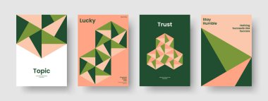 Geometrik Rapor Şablonu. Yaratıcı Sancak Tasarımı. Soyut Arkaplan Düzeni. El ilanı. Broşür. Kitap kapağı. Poster. İş sunumu. Dergi. Broşür. Katalog. Günlük. El ilanı. Not Defteri