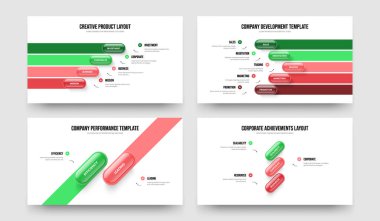 Reklam Fırlatma 4523 Seçenek Diyagramı Kaydırma Yerleşimi Ayarları. Satış İnovasyonu 4-5-2-3 Basamaklı Bilgi Sunumu Şablon Çizim Paketi.