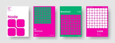 İzole Rapor Şablonu. Geometrik Kitap Kapağı Düzeni. Soyut İş Sunumu Tasarımı. Geçmişi. Pankart. Poster. El ilanı. Broşür. Günlük. Portföy. Marka Kimliği. Broşür. Haber bülteni