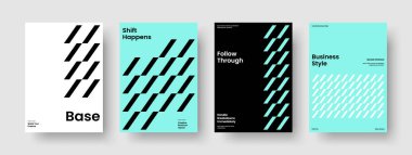 Soyut Broşür Tasarımı. Modern İş Sunumu Mizanpajı. İzole Kitap Kapağı Şablonu. Rapor verin. Pankart. El ilanı. Poster. Geçmişi. Marka Kimliği. Not defteri. Reklamcılık. Katalog. Broşür