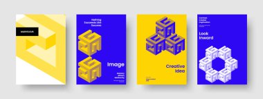 Geometrik Broşür Tasarımı. İzole edilmiş iş sunum düzeni. Soyut Kitap Kapağı Şablonu. Rapor verin. El ilanı. Geçmişi. Pankart. Poster. Marka Kimliği. Broşür. Broşür. Haber bülteni. Reklamcılık