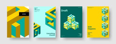 İzole Broşür Planı. Soyut Arkaplan Şablonu. Geometrik İş Sunumu Tasarımı. Pankart. Kitap kapağı. Poster. Rapor verin. El ilanı. Not defteri. Haber bülteni. El ilanı. Broşür. Reklamcılık