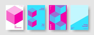 Geometrik Flyer düzeni. Yaratıcı Rapor Şablonu. Soyut İş Sunumu Tasarımı. Geçmişi. Kitap kapağı. Poster. Pankart. Broşür. Dergi. Portföy. Marka Kimliği. Katalog. Haber bülteni