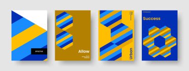 Yaratıcı Sancak Tasarımı. Modern Kitap Kapağı Şablonu. Geometrik Broşür Düzeni. El ilanı. Geçmişi. İş sunumu. Poster. Rapor verin. Dergi. El ilanı. Marka Kimliği. Not defteri. Reklamcılık