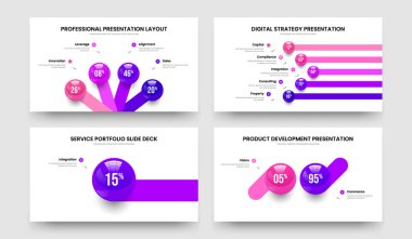 Proje Analizi Dört Beş Bir İki Adım Kaydırak Tasarım Vektörü Çizim Paketi. Şirket Planlama 4512 Seçenek Bilgi Sunum Şablonu Koleksiyonu.