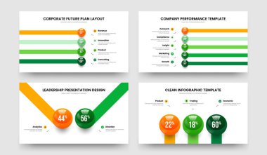 Pazarlama Raporu 4523 Element Grafik Şablonu Ayarlandı. Tıbbi Çözüm 4-5-2-3 Seçenek Bilgi Kaydırma Düzeni Vektör Resimleme Koleksiyonu.