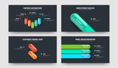 Görsel Giriş 5123 Seçenek Bilgi Çerçeve Şablonu Koleksiyonu. Ürün Şovu Beş Bir İki Üç Adım Diyagram Sunum Düzeni Vektör Çizimi.