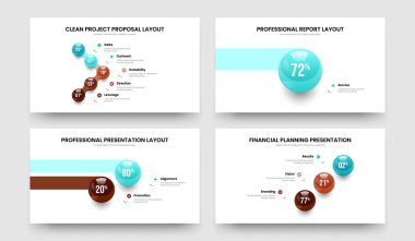 Servis Stratejisi 5123 Seçenek Grafik Kaydırma Şablonu Paketi. Minimalist Teklif Beş Bir İki Üç Basamaklı Bilgi Sunum Düzeni Vektör İllüstrasyonu.