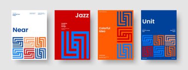 Yaratıcı İş Sunumu Modeli. Modern Poster Tasarımı. İzole edilmiş Arkaplan Şablonu. Pankart. Kitap kapağı. Broşür. Rapor verin. El ilanı. Broşür. Not defteri. Portföy. Marka Kimliği. Haber bülteni