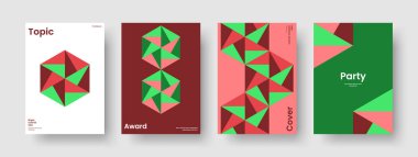 Geometrik Sancak Düzeni. Yaratıcı Broşür Tasarımı. İzole Kitap Kapağı Şablonu. Poster. El ilanı. İş sunumu. Rapor verin. Geçmişi. Katalog. Marka Kimliği. Broşür. Haber bülteni. El ilanı